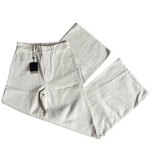 Massimo Dutti Wide Leg Flare Limited Edition Jeans Pants 4 NWT